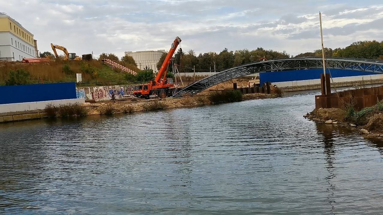 Реконструкция моста через реку Свислочь